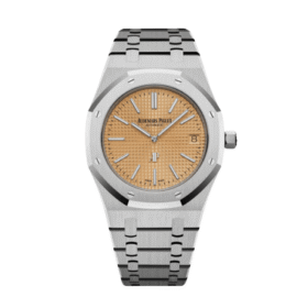 Royal oak gold salmon dial