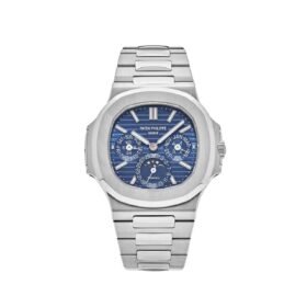 Nautilus 5740/1G-001 'Tiffany & Co.' Perpetual Calendar Moon Phase White Gold Blue Dial (2019)