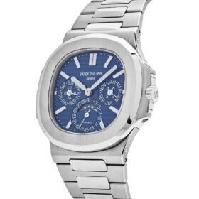Nautilus 5740/1G-001 'Tiffany & Co.' Perpetual Calendar Moon Phase White Gold Blue Dial (2019) - immagine 9