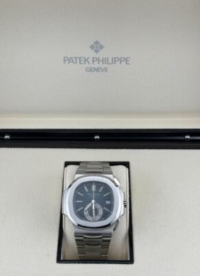 Nautilus 5980/1A-001 Chronograph Steel Blue Dial - immagine 2